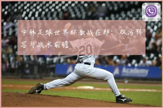 中韩足球世界杯激战在即：双方阵容与战术前瞻