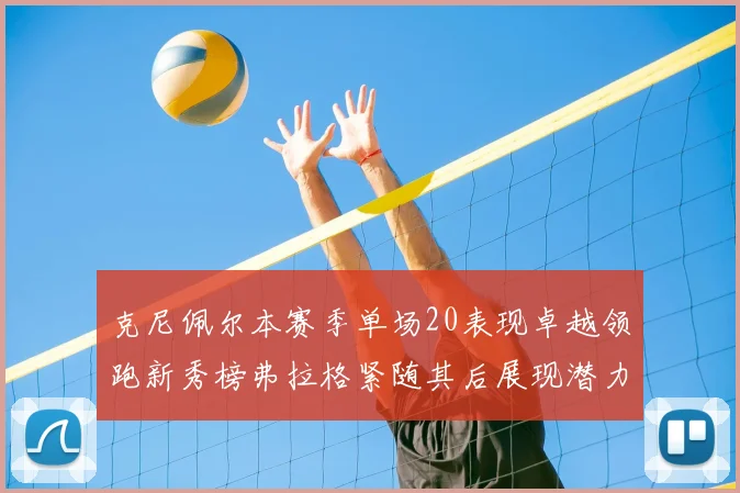 克尼佩尔本赛季单场20表现卓越领跑新秀榜弗拉格紧随其后展现潜力