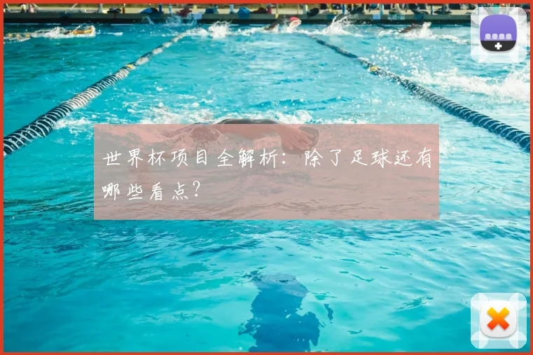世界杯项目全解析:除了足球还有哪些看点?